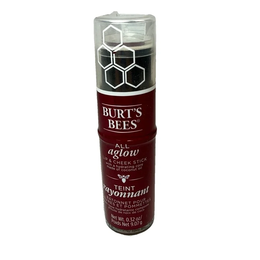 Burt's Bees All Aglow Lip Cheek Stick 1255 LILAC LAGOON New Sealed